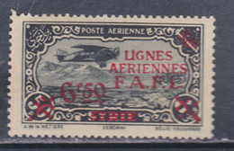 Levant PA N° 2  X Partie De Série : Timbres Aériens De Syrie Surchargés : 6 F. 50 Sur 50 Pi Trace De Charnière Sinon TB - Unused Stamps