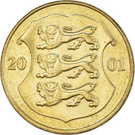 Monnaie, Estonie, Kroon, 2001 - Estonia
