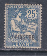 Levant N° 17 X Partie De Série : 1 Pi Sur 25 C. Bleu Trace De Charnière Sinon TB - Ongebruikt