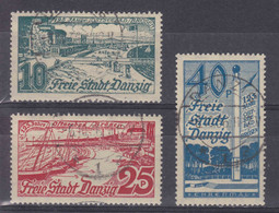 Danzig MiNr. 259-261 Gest. - Other & Unclassified