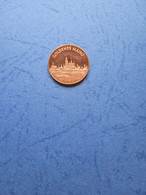 Mainz-goldenes 2000 Jahre- - Souvenir-Medaille (elongated Coins)