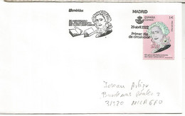 MADRID CC CON MAT PRIMER DIA FDC CLARA CAMPOAMOR - Lettres & Documents