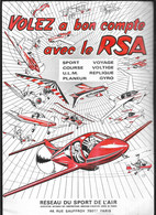 Sport De L'air Rsa Publicité Pour Une Aviation Pour Tous , Construction Amateur - Publicités