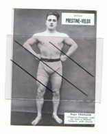 Edition PRESTINE - VELOX, Imprimé Photo. - Roger François 1928 Champion Olympique Poids Et Haltères Torse Nu (FR104) - Sporten