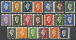 FRANCE 1945  N° 682/701 ** Neufs MNH Superbes C 12 € Série De Londres Marianne De Dulac - Unused Stamps