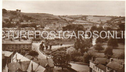 NEWTOWN GENERAL VIEW OLD R/P POSTCARD WALES - Montgomeryshire
