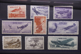 RUSSIE - 9 Valeurs Poste Aérienne - Neufs *- L 128537 - Unused Stamps