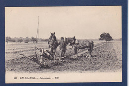 CPA En Beauce Métier Non Circulé Laboureur - Centre-Val De Loire