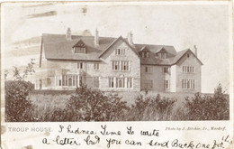 RARE 1905 Postcard Of Troup House (re-built 1897),Gamrie, Banff- Sent To C.Council.Roller,c/o Road Foreman,Aberchirder - Banffshire