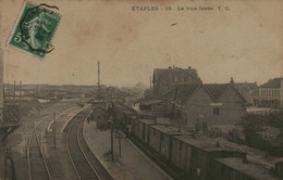 62 - ETAPLES - La Voie Ferrée - En L'état - Etaples