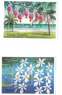 Maldives 1997 Exotic Flowers Flower 2 S/S MNH - Maldivas (1965-...)