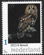 Nederland 2022-8  Uilen  Owls  Bosuil Tawney Owl    Postfris/mnh/sans Charniere - Nuovi