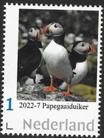Nederland 2022-7 Vogels - Birds Papegaaiduiker - Puffin      Postfris/mnh/sans Charniere - Unused Stamps