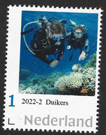 Nederland 2022-2  Onderwater Duikers  Divers    Postfris/mnh/sans Charniere - Nuovi