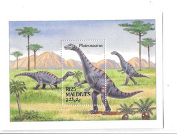 Maldives 1994 Dinosaurs S/S MNH - Maldivas (1965-...)