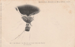 (26)    Expédition Andrée Au Pôle Nord (1897) - 23. Le Départ. Le Ballon Quittant L'île Des Danois - 11 Juillet - Norvège