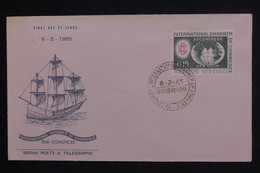 INDE - Enveloppe FDC En 1965 - Congrès Sur Le Commerce - L 128546 - FDC