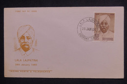 INDE - Enveloppe FDC En 1965 - Lala  Lajpatrai - L 128547 - FDC