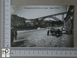 PORTUGAL - ARMAZENS DE VINHO  -  VILA NOVA DE GAIA -   2 SCANS  - (Nº50512) - Porto