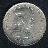 Tschechoslowakei, 10 Korun 1965, Silber, UNC - Czechoslovakia