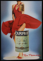 Alcool Alcohol Boissons Drinks CAMPARI Red Provocation Pin-Up - Pin-Ups