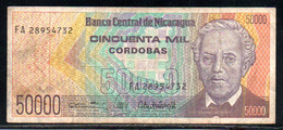 659-Nicaragua 50 000 Cordobas 1989 FA289 - Nicaragua