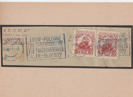 Polen Briefstück Lwowz 1927 MWST Werbestempel - Maschinenstempel (EMA)