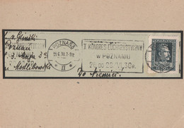 Polen Briefstück Poznan 3  1930 MWST Werbestempel - Franking Machines (EMA)