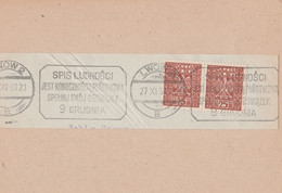 Polen Briefstück Lwow 2  1931 MWST Werbestempel - Franking Machines (EMA)