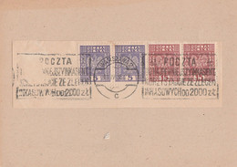 Polen Briefstück Warszawa 2 1936 MWST Werbestempel - Franking Machines (EMA)