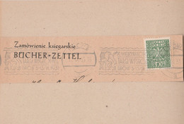Polen Briefstück Lowo 1931 MWST Werbestempel - Macchine Per Obliterare (EMA)
