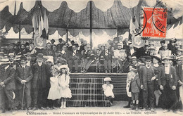 28-CHATEAUDUN- GRAND CONCOURS DE GYMNATIQUE DU 20 AOUT 1911- LA TRIBUNE OFFICIELLE - Chateaudun