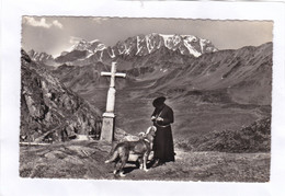 CPSM :  14 X 9  -  Croix Du Grand St. Bernard  (coté Suisse) - VS Valais