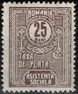 Roumanie - 1922 - Y&T - Taxe N° 72, Neuf Avec Trace De Charnière - Strafport