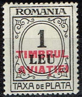 Roumanie - 1931 - Y&T - Taxe N° 86*, Neuf Avec Trace De Charnière - Strafport