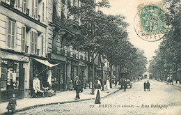 CPA Paris-Rue Balagny-72-Timbre      L1704 - Arrondissement: 17