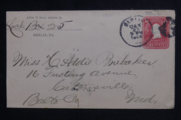 ETATS UNIS - Entier Postal De Berlin Pour Baltimore En 1905 - L 128640 - 1901-20