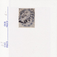 6185) Belgium 1883 Postmark Cancel - 1883 Leopold II