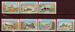 KAMPUCHEA - Faune Aquatique, Poissons - Y&T N° 426-432 - 1984 - MNH - Kampuchea