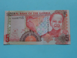 5 / Five DALASIS ( G6958755 ) Central Bank Of GAMBIA ( For Grade, Please See Photo ) UNC ! - Gambia