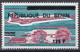 BENIN 1994 /5 MICHEL 592 125F /65F Val 45€ - CENTENAIRE UPU AVION CONCORDE CENTENARY OVERPRINT SURCHARGE OVERPRINTED MNH - Bénin – Dahomey (1960-...)