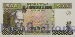 GUINEA 500 FRANCS 1998 PICK 36 UNC - Guinée