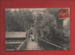 CPA - Montgeron -(S.-et-O.) - La Passerelle Du Moulin De Senlis Sur L'Yerres - Montgeron