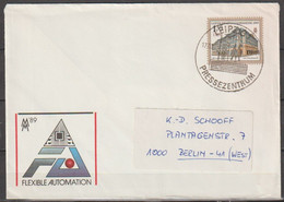 DDR Ganzsache 1989  Nr.U9 Leipziger Frühjahrsmesse ( D 3749 ) - Sobres - Usados