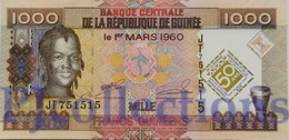 GUINEA 1000 FRANCS 2010 PICK 43 UNC - Guinée