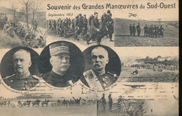 Souvenir Des Grandes Manoeuvres Du Sud - Ouest --- Septembre 1913 - Manoeuvres