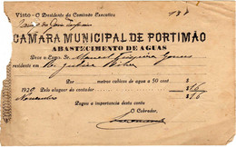 MANUEL TEIXEIRA GOMES-CAMARA MUNICIPAL DE  PORTIMÃO - Documenti Storici