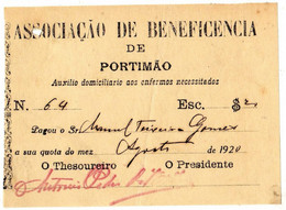 MANUEL TEIXEIRA GOMES-ASSOCIAÇÃO DE BENEFICIENCIA DE PORTIMÃO - Documenti Storici