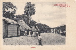 Corinto Nicaragua, Village Street Scene C1900s Vintage Postcard - Nicaragua