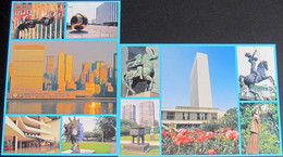 UNO NEW YORK 1998 Mi-Nr. P 20/21 Ganzsache Postkarte Gestempelt EST - Cartas & Documentos